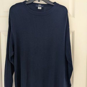 Vantage - Men's Navy Blue Sweater - Large